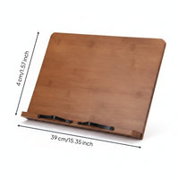 Book Rack with Retaining Lip Multifunctional Desktop Book Stand Hard-Wearing Holder for Readers, Desk, Learning