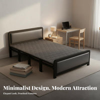 Four-Fold Bed Foldable Design Sleeping Furniture Space-Saving for Apartment Dwellers, Students, Rental House, Bedroom, Guest Room