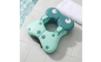 Hook-and-Loop Fastening Axillary Swim Float Printed Eyes Underarm Swim Coach Dot Decoration Inflatable Arm Floaties Adjustable Straps