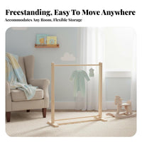 youngsters' Clothes Tree Floor-Standing complimentarystanding Multipeg Rack Stable Base