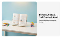 Foldable Design Adjustable book Easel Multi-Functional Adjustable Book Easel Multifunctional Desk Accessory Portable for Professionals, Musicians, School, Study Room, Library, Bedroom