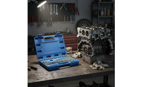 49 Pieces Multi-Purpose Nut Extractor Drill Bit Set Storage Case Broken Screw Extractor Kit Strong Grip Hex Screw Removal Tool Set High Hardness for Mechanics, Technicians, DIY Users, Workshop, Repair Shop, Garage