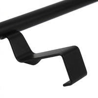 Wall-Mounted Towel Rack and Door Hanging Bar for Kitchen Organization, Stainless Steel Single Cloth Holder for Bathroom