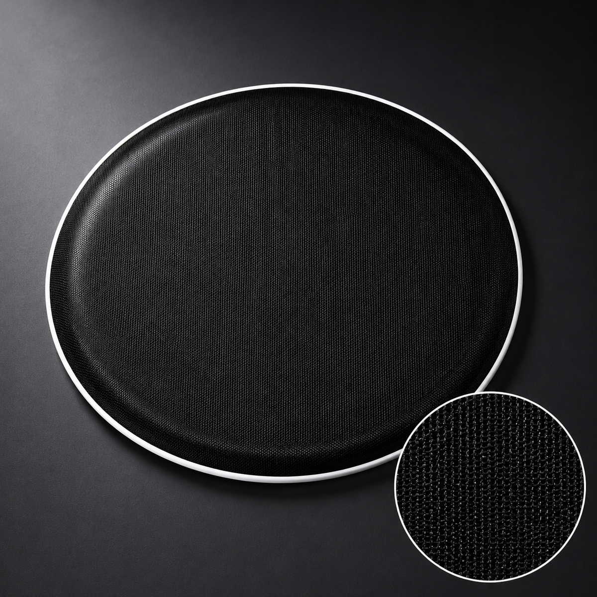 Drum Mute Mesh Head Nylon Material for Jazz Drum Practice Pad Silent Drumming