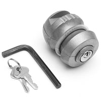 Keyed Trailer Coupler Lock with Keys Compact Trailer Coupler Lock Easy to Use Tamper-Resistant for Outdoor Storage