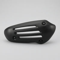 Exhaust piping Heat Guard Cover Ventilated Motorcycle Heat Guard with Bracket for Tailpipe Area