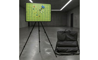 Football Board Telescopic Tripod Football Board Sports Equipment Erasable Adjustable Height for Demonstration