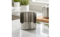 Stainless Steel Utensil Holder Compact Utensil Holder with Cutout Rust-Resistant for Cooktop Side