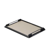 Rectangular Tray with Handles Decorative for Coffee Table, Reception