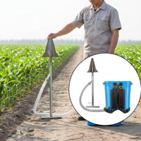 Manual Backpack Soil Enhancer Dispenser Large Capacity Backpack Soil Enhancer Dispenser Manual Granular Dispenser Long-Lasting