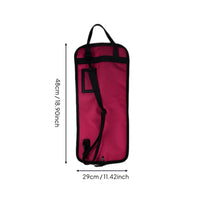 Drumstick Bag Portable Percussion Carrying Case Drum Holder for Students, Drummers