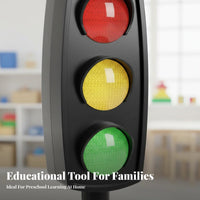 Early Education Toy Traffic Light Educational Traffic Indicator Toy Realistic Design for Preschoolers, Kindergarten, Classroom, Playroom