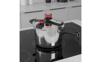 Stovetop Pressure Pot Gas and Induction Compatible Stainless Steel Stovetop Pressure Pot Pressure-Resistant-Resistant Stainless Steel Cooking Pot