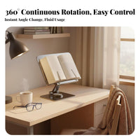 Multi-Functional Adjustable Bookrest Handsunrestricted Adjustable Textbook Easel Page Holders Book Stand adaptable for Students, Readers, Children, Study Room, Bedroom, School, Library