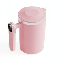 Built-in Button Display Rechargeable Stirring Cup Glossy Finish Drinkware