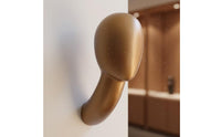 Hat Display Head Faceless Wall-Mounted Mannequin Head Space-Saving for Boutiques