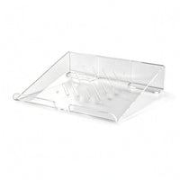 Acrylic Laptop Stand Transparent Vented Laptop Stand Open-Frame Desk Accessory