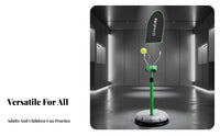 Solo Pickleball Practice Device Portable Rotating Swing Indoor Outdoor Use Pickleball Practice Tool for Adults, Kids, Home, Backyard, Driveway