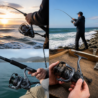 Teben Saltwater Spinning Fishing Reel for Sea Rod Lure Rod Raft Rod Long Cast