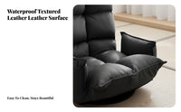 Foldable Design Adjustable Floor Chair Japanese design Adjustable Padded Lounger Nursing suitable Indoor Furniture With support barsrests for New Mothers, Apartment Dwellers, Bedroom, Bay alcove, Living Room, Watching TV
