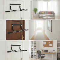 Non-Slip Doorway Pull-up Bar Secure Pull-up Bar Sturdy Fitness Equipment Multi-Position Grip for Adults, Home Gym