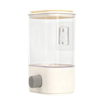 Easy Dispensing Wall Mounted Grain Dispenser Space-Saving Grain Dispenser Compact Storage Container for Kitchen