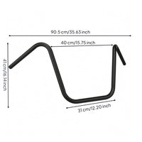 Matte Finish 25mm Motorcycle Handlebar Wide Center Motorbike Accessory