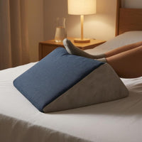 Leg Elevating Pillow Triangular Wedge Leg Cushion Knee Support Pillow Textured Reclining Aid Raised Position