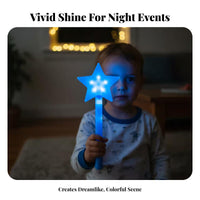 stellarShaped Light Stick illuminate at night illuminated blinking rod Multiple blink Modes