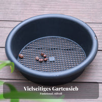Round Plastic Soil Sifter Multi-Functional Round Gardening Sifter Easy to Clean