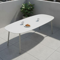 5 Pieces Aluminum Rattan Chair Set Modern Minimalist Rattan Chair Set Weather Resistant for Terrace