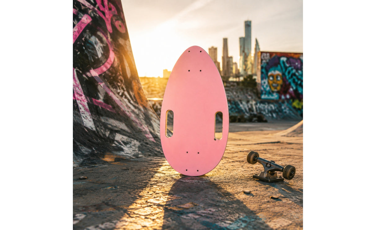 Mini Wooden Teardrop Skateboard Deck