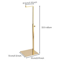 Handbag Display Stand Adjustable Bag Display Stand Floor-Standing Purse Holder for Collectors, Retail Stores