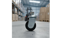 High Load Capacity Trolley Lifting Device Wheel Sturdy Construction Hydraulic Trolley Lifting Device Wheel Effortless Rolling Heavy Duty Caster Quiet Operation for Mechanics