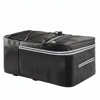 Reflective Waterproof Bike Rack Bag Elastic Bungee Net Rear Rack Bag Side Pocket Cycling Storage
