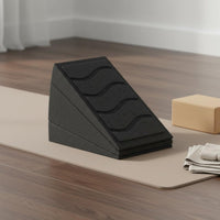 3 Pieces Calf Stretcher Slant Board Deepens Squats Calf Stretcher Incline Board Non-Slip Surface Heel Elevated Squat Ramp for Yogis, Runners, Home Gym