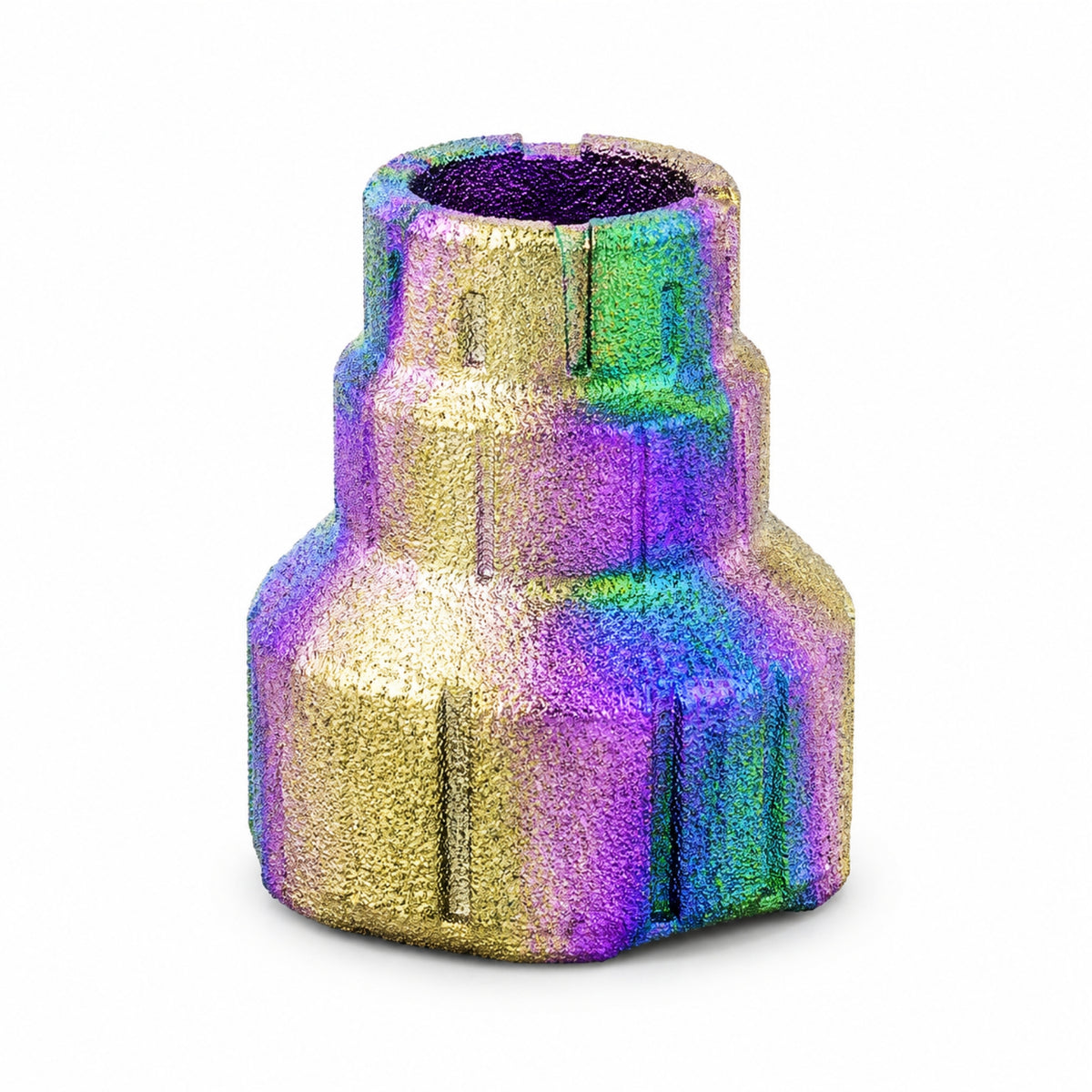 Brazed Diamond Chamfering Bit with M10 Thread Multi-Function Diamond Chamfering Bit Steady Grinding Universal Fit for Tile Installers, Stone Fabrication
