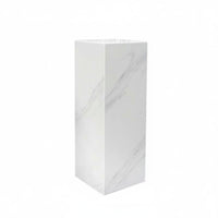 Marble-Top Plinth Luxury Aesthetic Unattachedstanding Object Plinth Elegant Design Multipurpose for Event Planners, Showroom