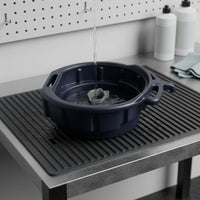 Oil Drain Pan Large Capacity Waste Oil Collection Basin Heavy-Duty Automotive Drip Tray for DIY Mechanics, Auto Repair Shop