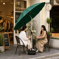 Outdoor Umbrella with Tilt Tilting with Fiberglass Ribs UPF 50+ Market Umbrella with Tilt for Homeowners, Cafe Owners, Backyard, Poolside
