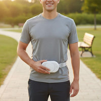 Quiet Operation Waist Belt Fan Lightweight & Compact Portable Waist Fan Strong Airflow for Outdoor Workers, Athletes, Sports, Travel, Hiking