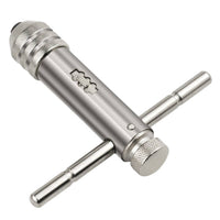 Adjustable Ratchet Tap Wrench Forward and Backward Switch M3-M8 Screw Tool Single-Hand Manual Thread Cutting Tool for DIY Enthusiasts
