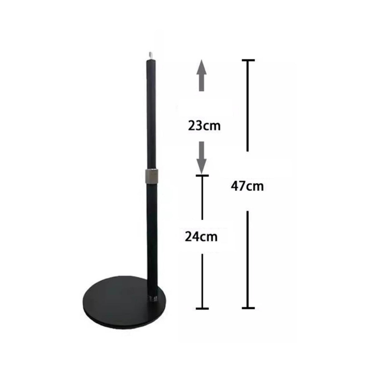 Telescopic Desktop Stand Hands Adjustable Height Phone Stand 360° Rotation Telescopic Phone Arm for Video Conferencing, Home Office