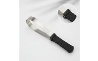 Foldable Horse Sweat Scraper Flexible Shedding Blade Handheld Shedding Blade with Loop Lightweight for Post-Ride Cleanup