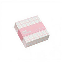 Cute Design Plaid Memo Paper Easy to Tear Grid Pattern Note Paper Multiple Colors for Students, Adults, Study, Desk Decoration, Scrapbooking