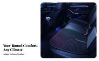 Cooling Car Seat Cushion Easy to Clean Ice Silk Non-Slip Seat Pad Anti-Wrinkle