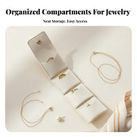 Mini Jewelry Bag Compact Portable Jewelry Pouch Portable for Journeyers, Bridesmaids, In Handbag, Business Trip, Dressing Table