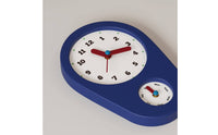 Weekday Wall Clock Simple Decorative Wall-Hung Clock Large Face Timepiece for Living Room