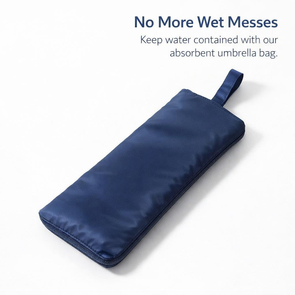 Umbrella Sleeve Cover Foldable for Travel, Absorbent Umbrella Sleeve Case, Keeps Clean and Dry, Portable Umbrella Pouch, Absorbs Water Quickly