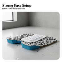 3 Pieces Foam Rubber Foam Deck Grip Non-Slip Traction Pad Wave-Riding Board Tail Pad Easy to Apply Wave-Riding Grip
